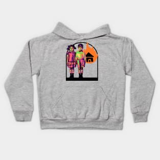 Creepy Kids Burn Stuff Kids Hoodie